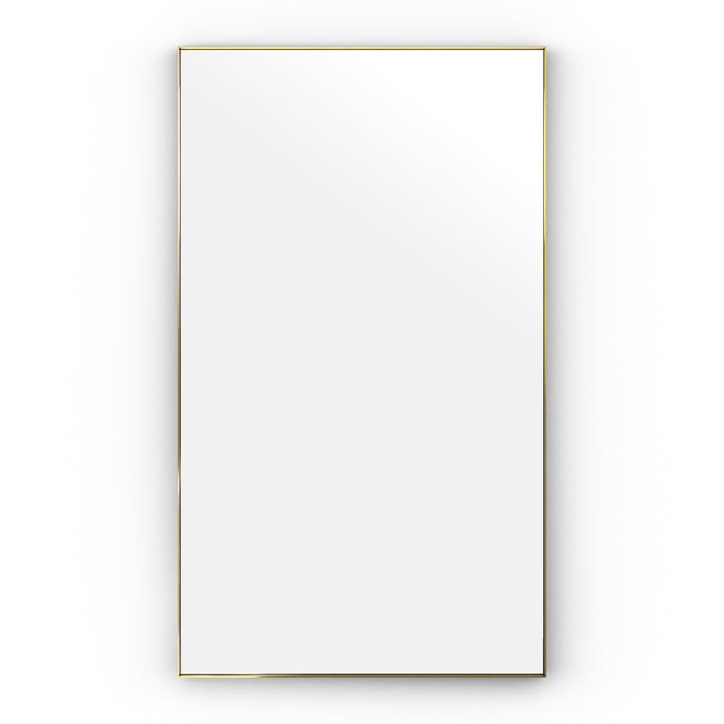 Origins Living Newington Rectangular Mirror 120x70cm - Brushed Brass