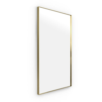 Origins Living Newington Rectangular Mirror 120x70cm - Brushed Brass