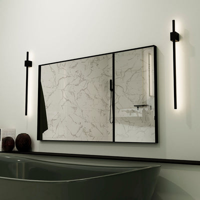 Origins Living Newington Rectangular Mirror 60x80cm - Matt Black