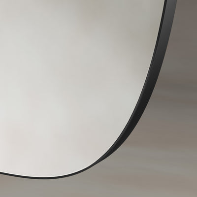 Origins Living Oslo Barrel Mirror 45x80cm - Matt Black