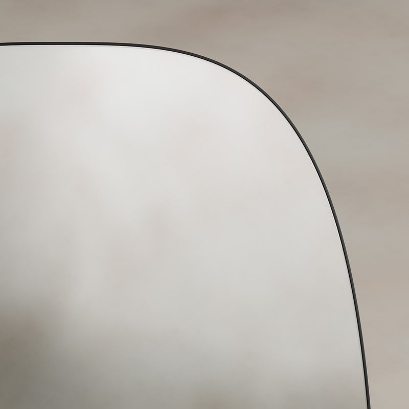 Origins Living Oslo Barrel Mirror 45x80cm - Matt Black