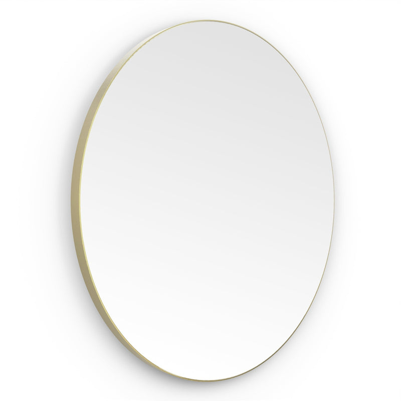 Origins Living Oslo Round Mirror 60cm -  Brushed Brass
