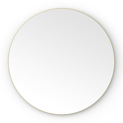 Origins Living Oslo Round Mirror 60cm -  Brushed Brass