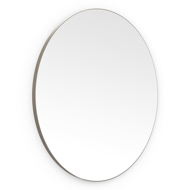 Origins Living Oslo Round Mirror 80cm -  Brushed Bronze