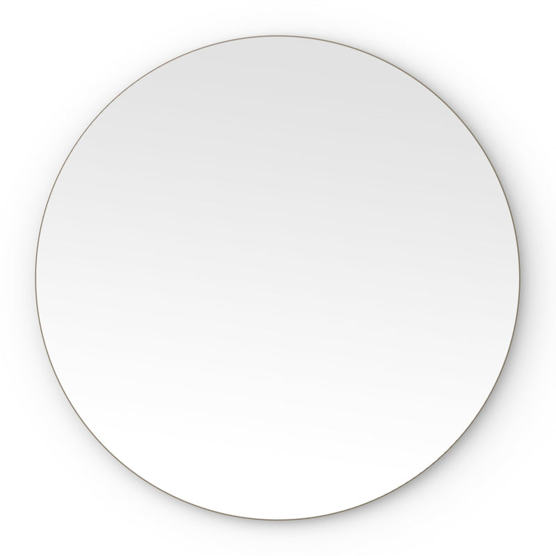 Origins Living Oslo Round Mirror 80cm -  Brushed Bronze