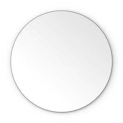 Origins Living Oslo Round Mirror 100cm -  Black
