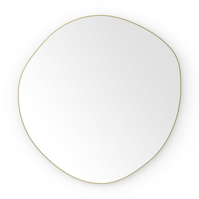 Origins Living Oslo Organic Mirror 60 - 60x58cm  -  Brushed Brass