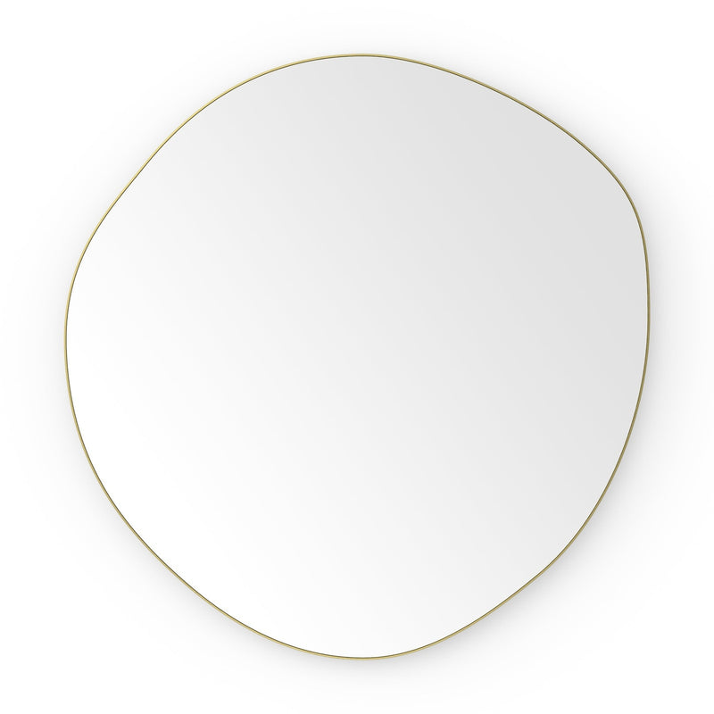 Origins Living Oslo Organic Mirror 60 - 60x58cm  -  Brushed Brass