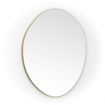 Origins Living Oslo Organic Mirror 80 - 80x77cm  -  Brushed Brass