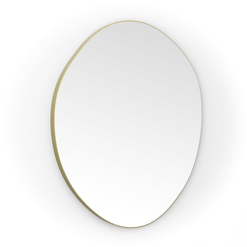 Origins Living Oslo Organic Mirror 80 - 80x77cm  -  Brushed Brass