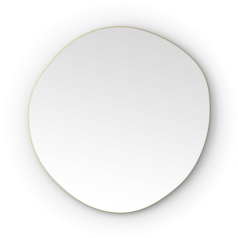 Origins Living Oslo Organic Mirror 80 - 80x77cm  -  Brushed Brass