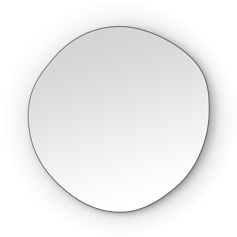 Origins Living Oslo Organic Mirror 80 - 80x77cm  -  Black