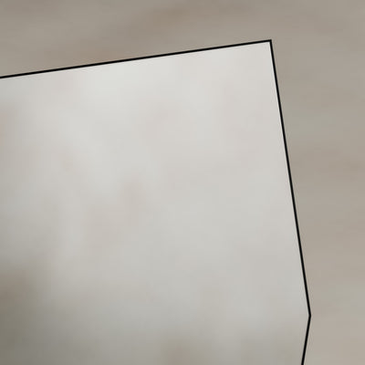 Origins Living Oslo Irregular Hexagon Mirror 55x80cm - Matt Black