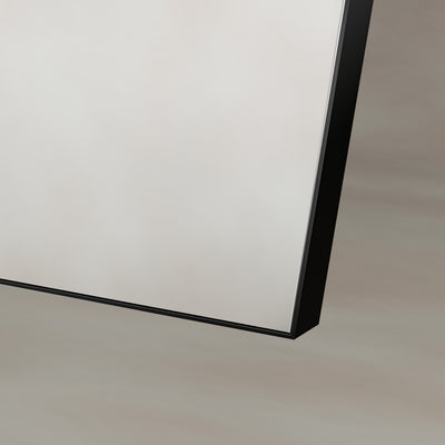 Origins Living Oslo Irregular Hexagon Mirror 55x80cm - Matt Black