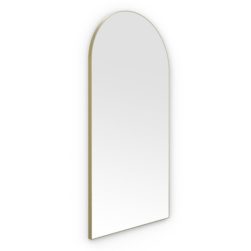 Origins Living Oslo Arch Mirror 50x100cm  -  Brushed Brass