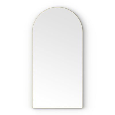 Origins Living Oslo Arch Mirror 50x100cm  -  Brushed Brass