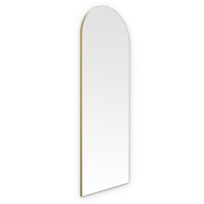 Origins Living Oslo Arch Mirror 50x140cm  -  Brushed Brass