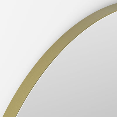 Origins Living Oslo Arch Mirror 50x140cm  -  Brushed Brass