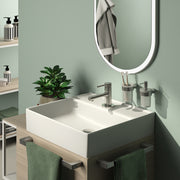 Gedy Pirenei WC Brush Set Wall Mounted - Brushed Nickel