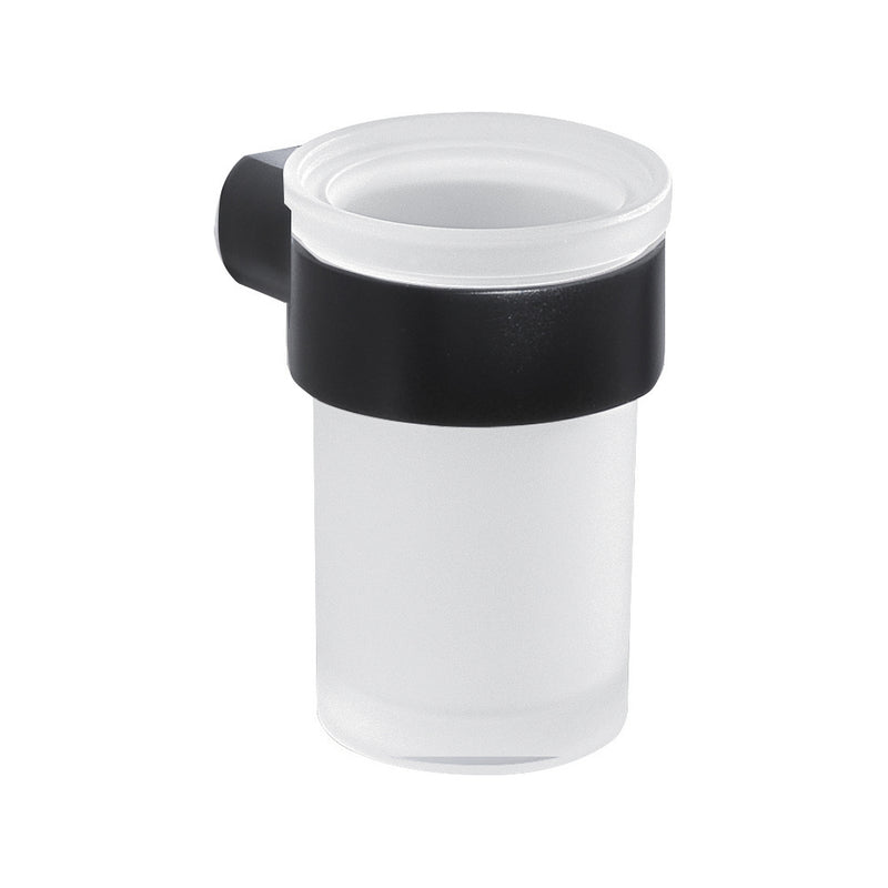 Gedy Pirenei Tumbler Holder - Matt Black