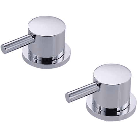 Lux Bath Side Valves - Chrome