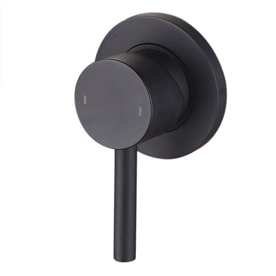 Lux Wall Mounted 2 Hole Basin Mixer - Matt Black