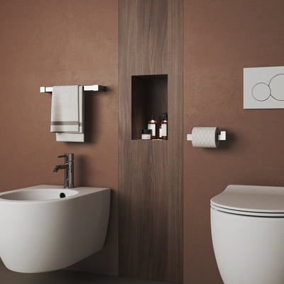 Spluga Open Toilet Roll Holder - Chrome