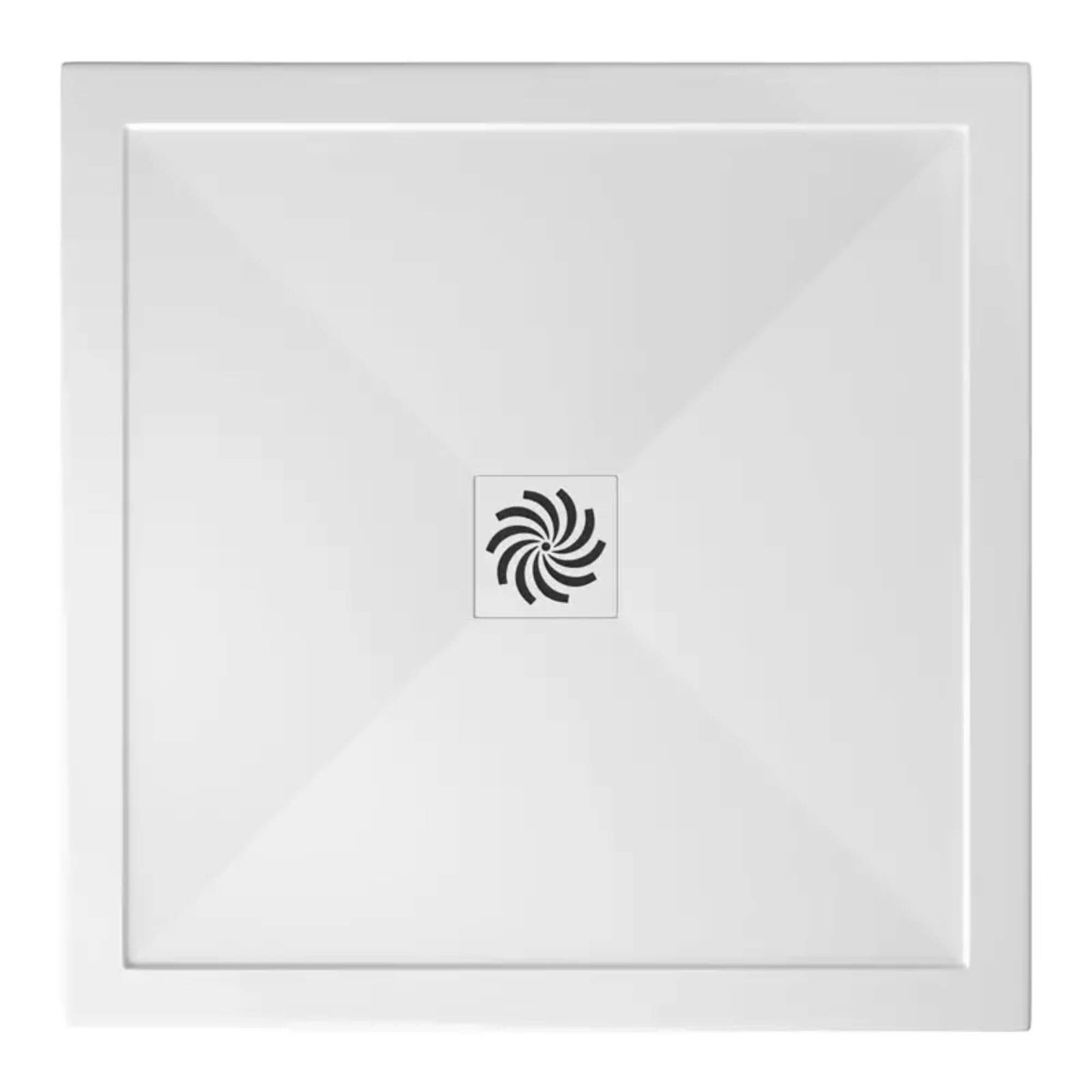 Slimstone SlimStone Anti-Slip 25mm Square Shower Tray - 900 x 900mm – BathLab
