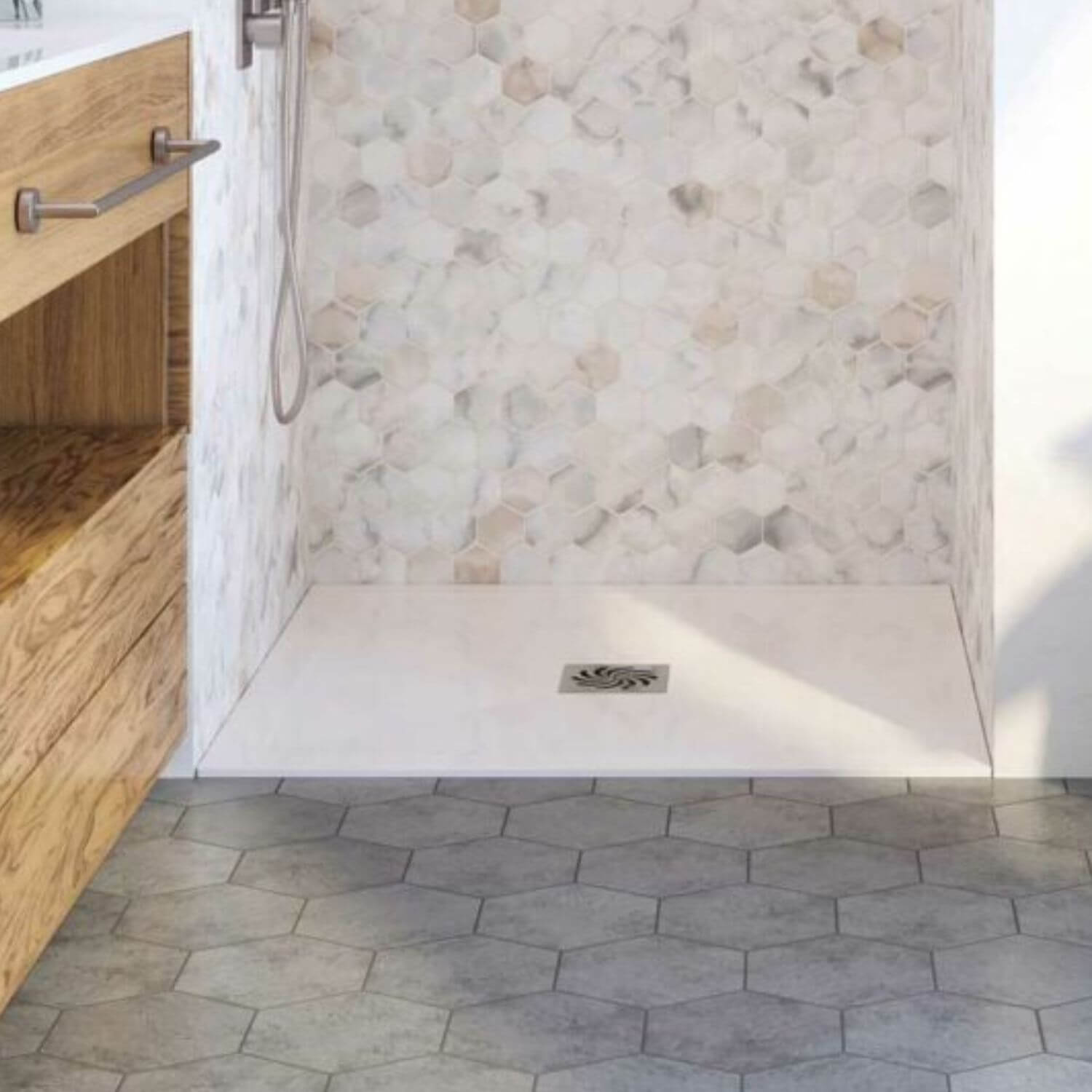 Slimstone SlimStone 25mm Square Shower Tray – BathLab