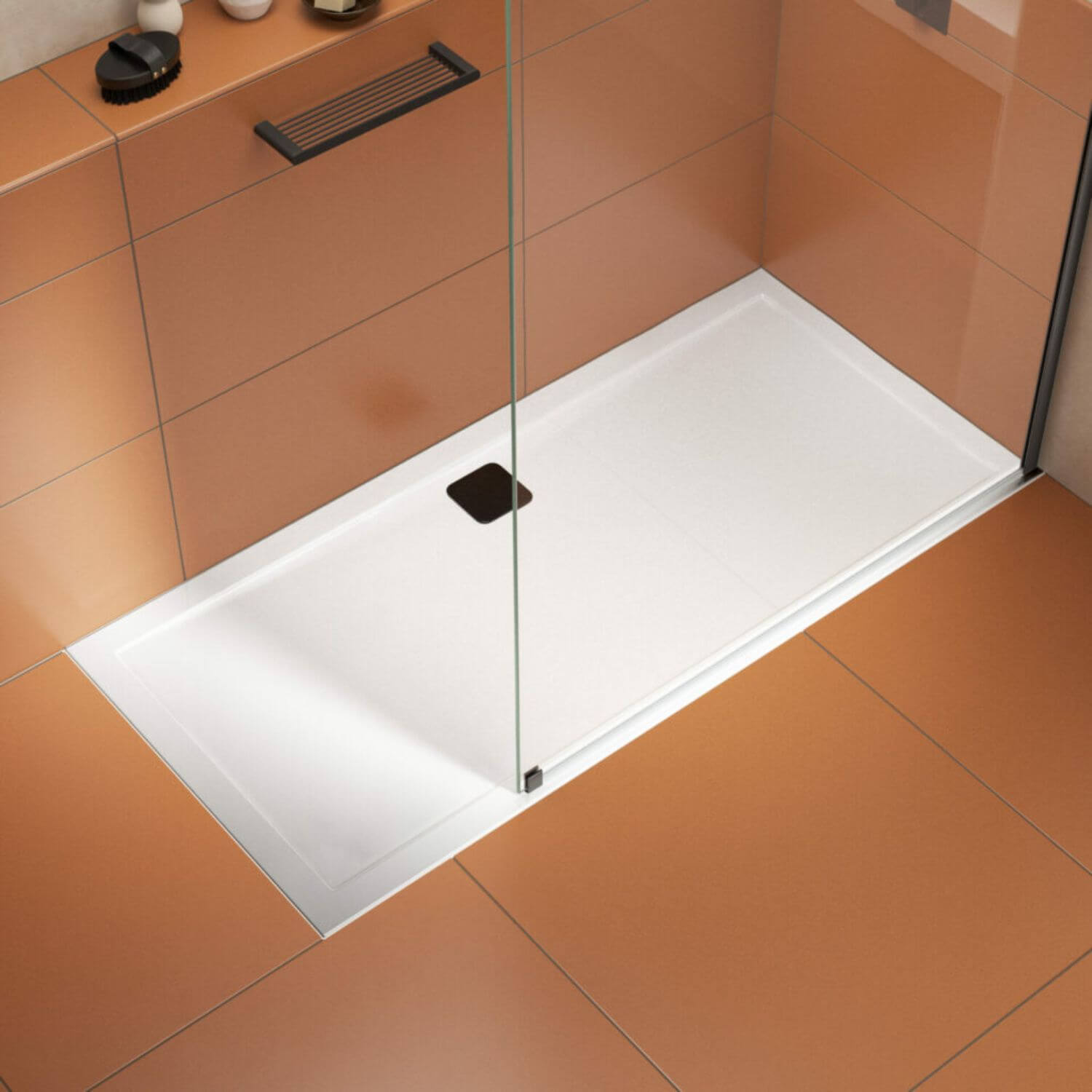 Slimstone SlimStone Elements 25mm Quadrant Shower Tray – BathLab