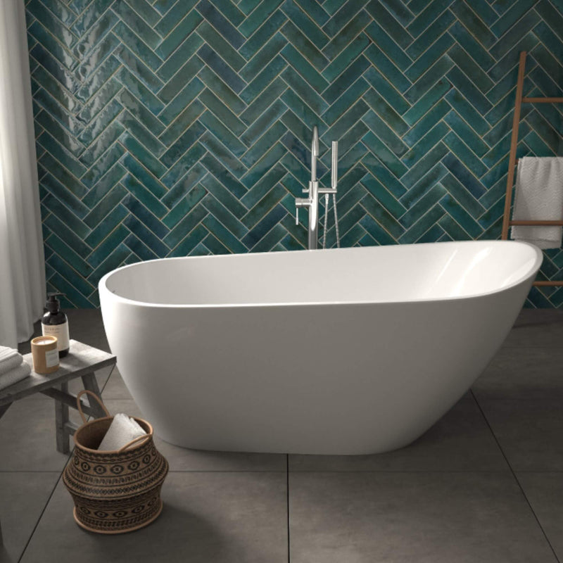 Souk Freestanding Bath 1700 x 750mm - White