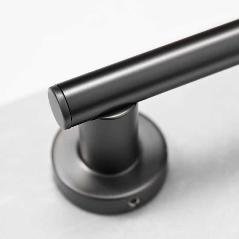 Tecno Project Spare/Open Toilet Roll Holder - Gunmetal