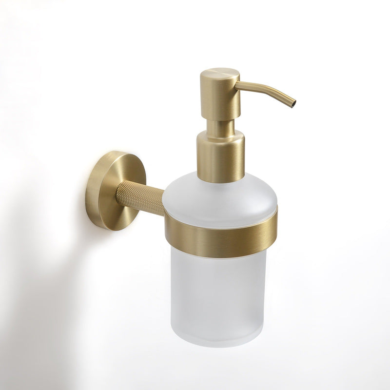 Origins Living Turner Soap Dispenser Wall Mounted - Brushed Brass