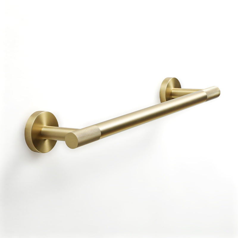 Origins Living Turner Towel Rail 35cm - Brushed Brass