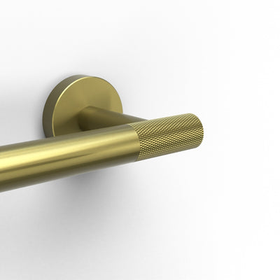 Origins Living Turner Towel Rail 35cm - Brushed Brass