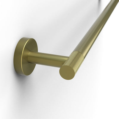 Origins Living Turner Towel Rail 35cm - Brushed Brass