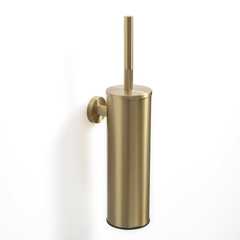 Origins Living Turner Toilet Brush Wall Mounted - Brushed Brass