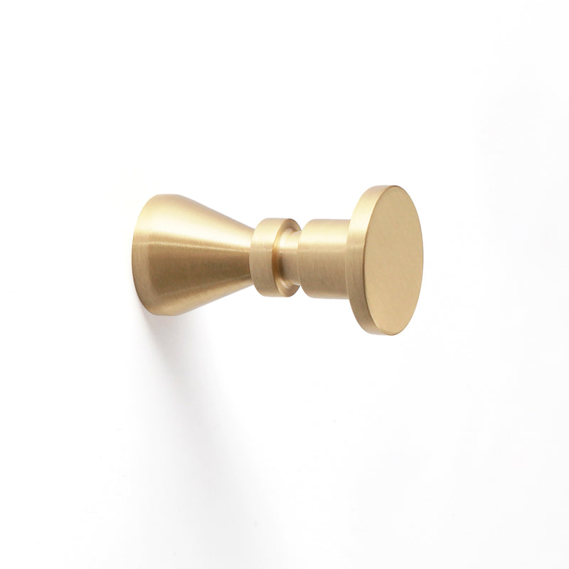 Origins Living Wilson Hook - Brushed Brass