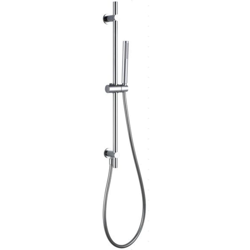 Lux Shower Slide Rail Handset Kit With Built In Outlet - Chrome