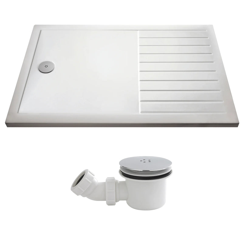 Walk In Shower Tray & Waste 1700 x 800mm