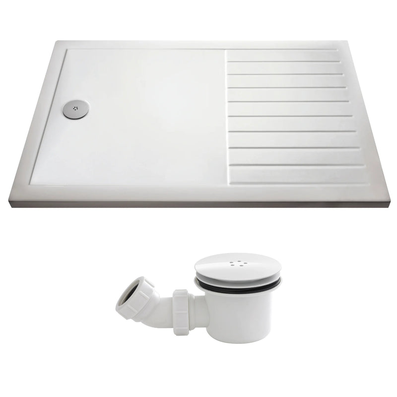 Walk In Shower Tray & Waste 1700 x 800mm