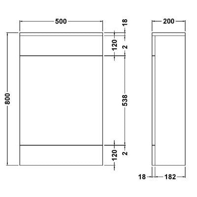 Eden Compact White WC Unit + Como Rimless Back To Wall Toilet Bundle With Square Brushed Brass Flush Button
