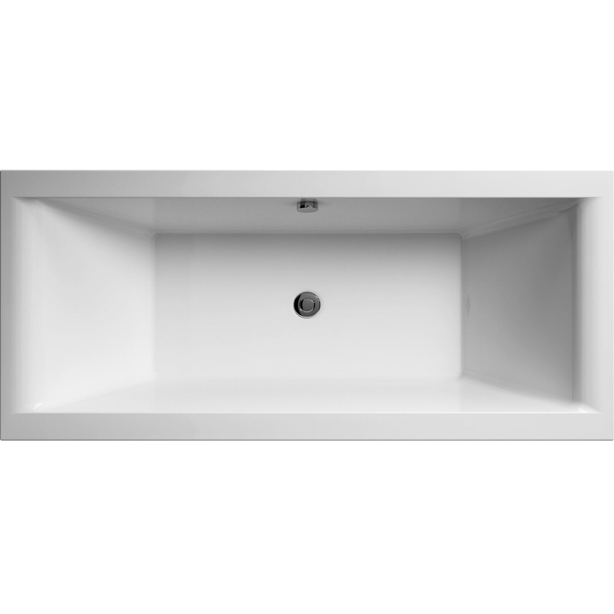 Eternalite Reinforced Square Double Ended Bath - 1700 x 750mm