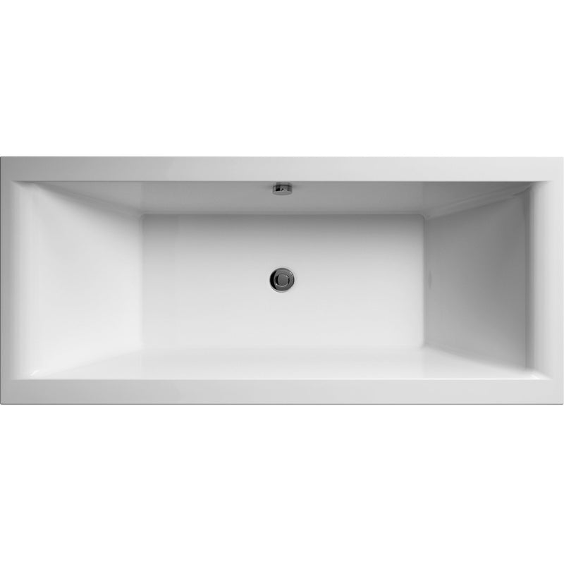Eternalite Reinforced Square Double Ended Bath - 1700 x 750mm