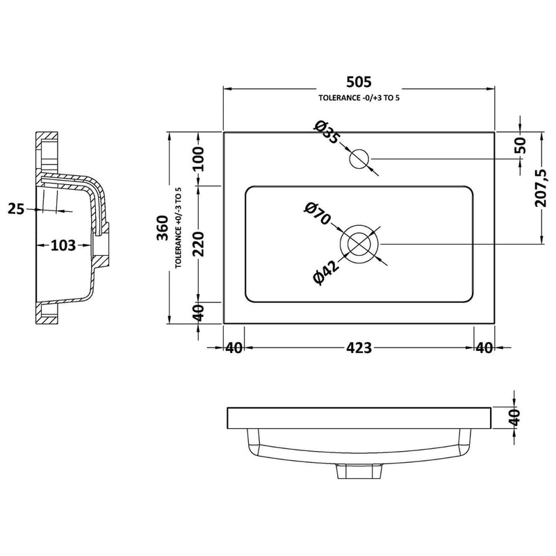 Lana Compact 500mm Floorstanding 2 Door Vanity Unit & Basin - Satin Midnight Blue