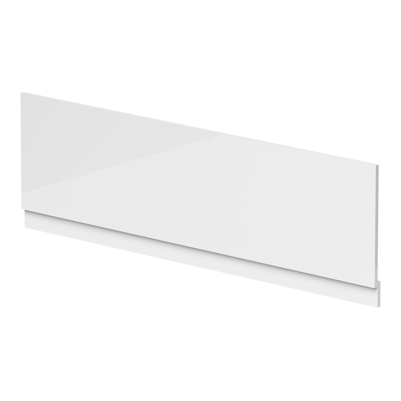 Waterproof Gloss White Bath Front Panel - 1800mm