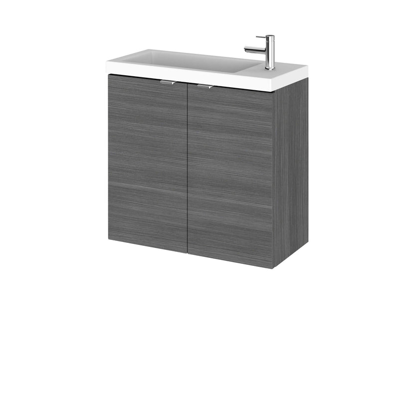 Hudson Reed Fusion Wall Hung Slimline 600mm Vanity Unit & Basin