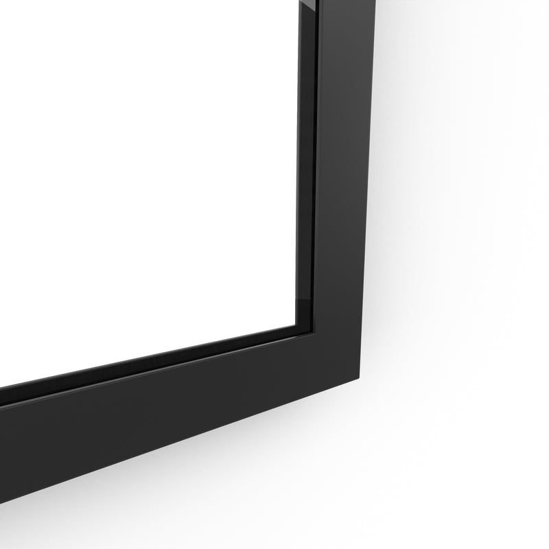 Origins Living Docklands Rectangular Mirror 40x70cm - Matt Black