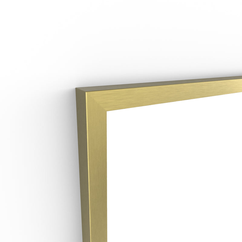 Origins Living Docklands Rectangular Mirror 120x70cm - Brushed Brass