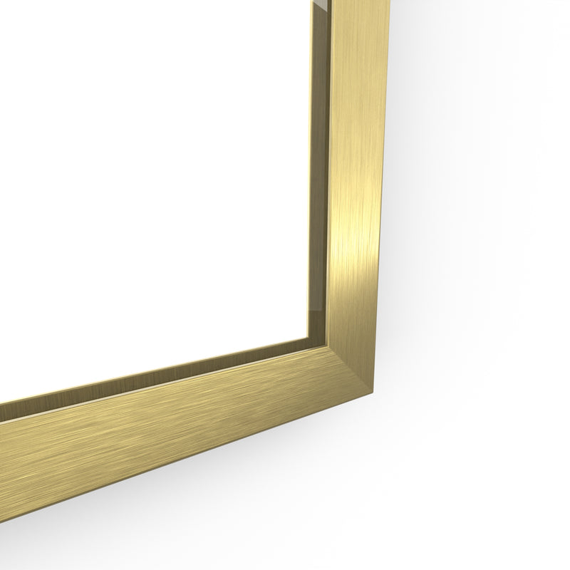 Origins Living Docklands Rectangular Mirror 120x70cm - Brushed Brass